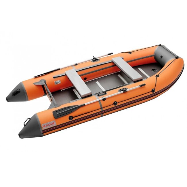 Лодка ПВХ Roger Hunter 3000 Киль Оранжевый с черным от компании Интернет-магазин «Vlodke» - фото 1