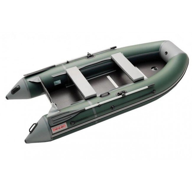 Лодка ПВХ Roger Hunter 3000 Киль Серый с зеленым от компании Интернет-магазин «Vlodke» - фото 1