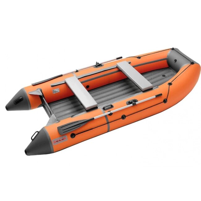 Лодка ПВХ Roger ТРОФЕЙ 2900 НДНД Оранжевый с темно-серым от компании Интернет-магазин «Vlodke» - фото 1
