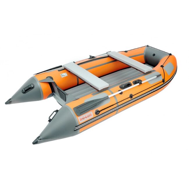 Лодка ПВХ Roger ЗЕФИР 3300 НДНД Оранжевый с темно-серым от компании Интернет-магазин «Vlodke» - фото 1