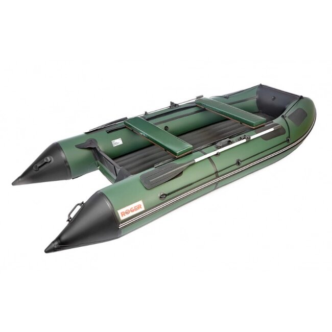 Лодка ПВХ Roger ЗЕФИР 3300 НДНД Зеленый с черным от компании Интернет-магазин «Vlodke» - фото 1