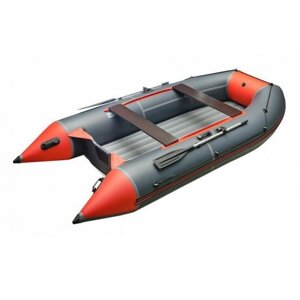 Лодка ПВХ Roger ЗЕФИР 4000 НДНД Темно-серый с оранжевым