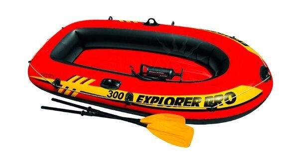 Надувная лодка  EXPLORER PRO 300 Intex (Интекс) 58358NP 244х117х36 см от компании Интернет-магазин «Vlodke» - фото 1