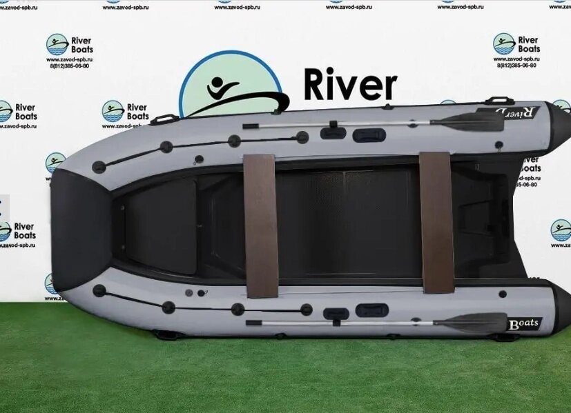 Надувная лодка РИБ RiverBoats RB — 400 (Встроенный рундук) от компании Интернет-магазин «Vlodke» - фото 1