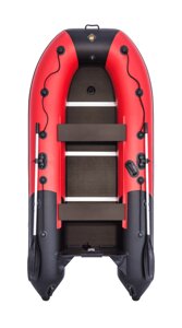 Лодка ПВХ Ривьера 3200СК "Комби" красный/чёрный