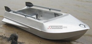 Алюминиевая лодка Романтика-H 2.8 м, с булями