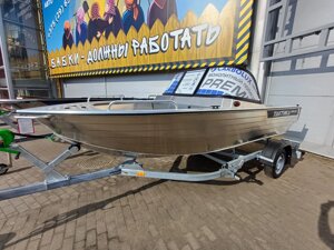 Алюминиевая лодка Тактика-430 DC Комфорт