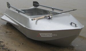 Алюминиевая лодка Романтика-H 3.0 м, с булями