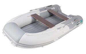 Надувная лодка GLADIATOR E380S светло/темно-серый