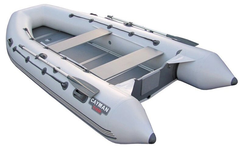 Лодка ПВХ Кайман N-400 (12мм пайолы) - фото