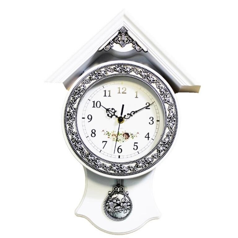 Часы  настенные Белый Домик от компании «Kdomy. by» интернет-магазин товаров для дома - фото 1