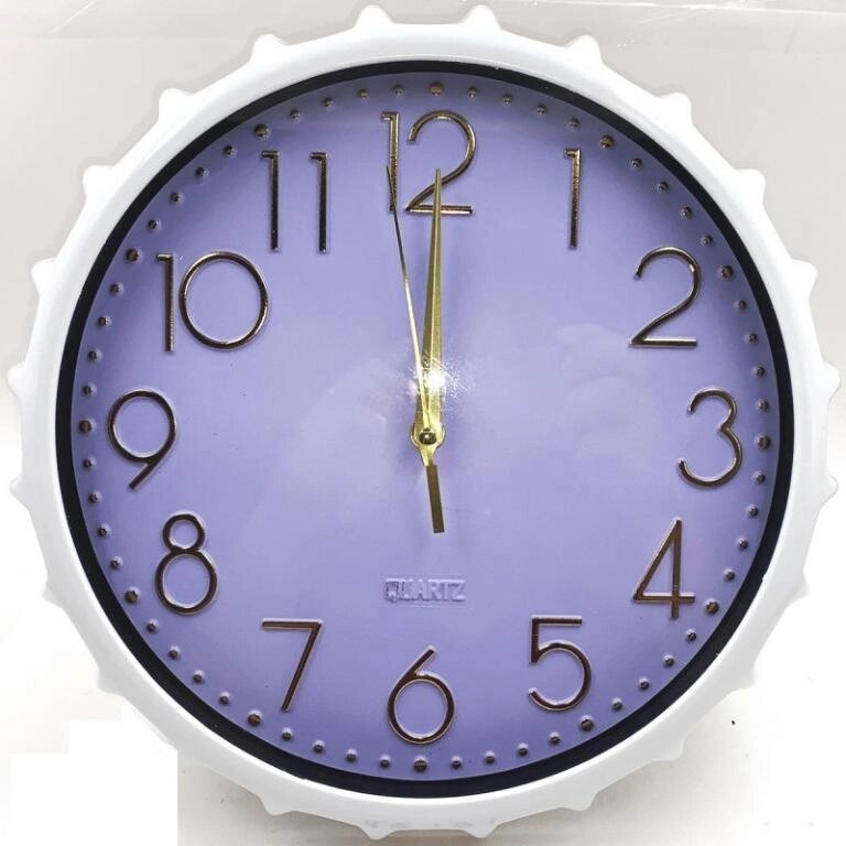 Часы настенные Lid белые от компании «Kdomy. by» интернет-магазин товаров для дома - фото 1