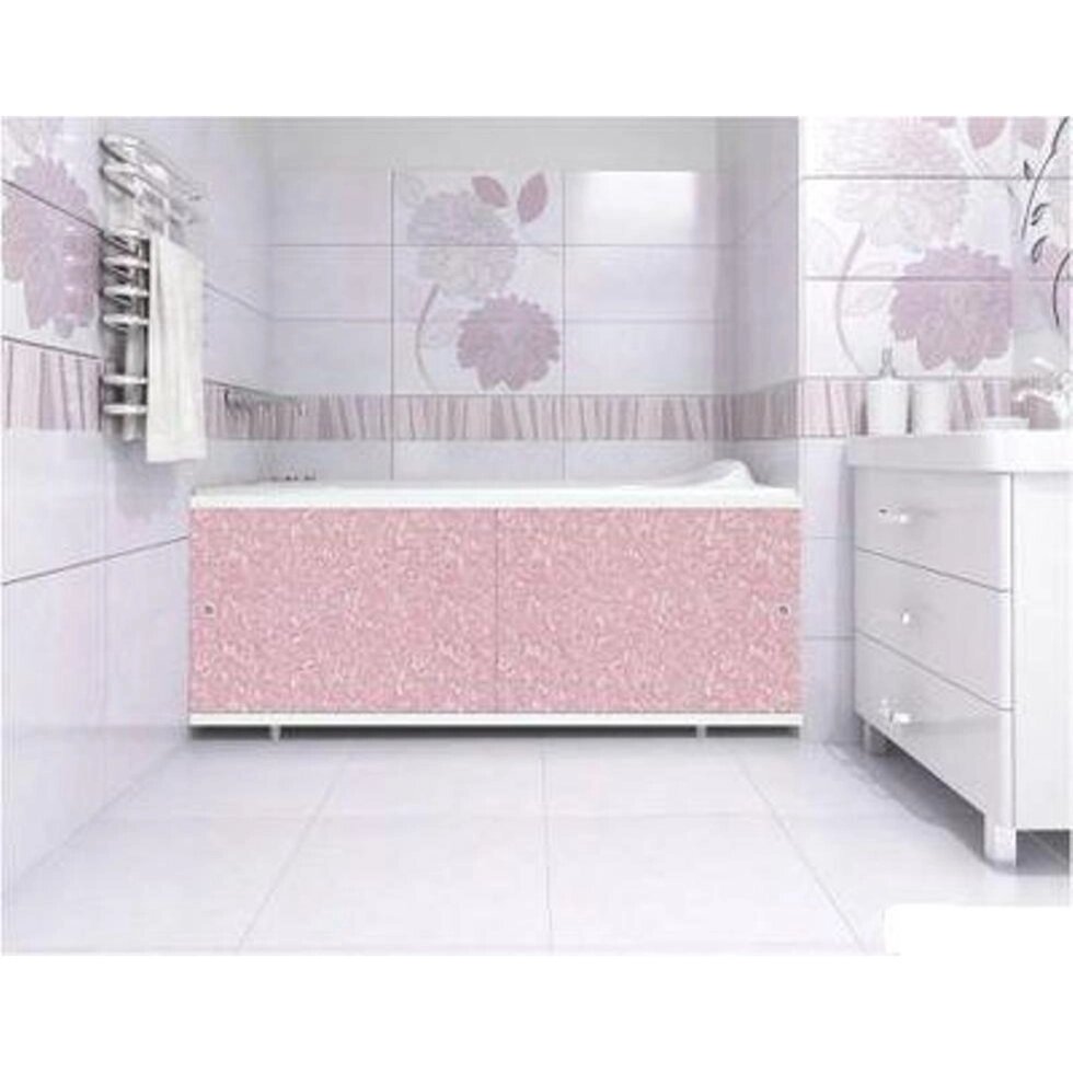 Экран под ванну Розовый иней 1,5 м. от компании «Kdomy. by» интернет-магазин товаров для дома - фото 1