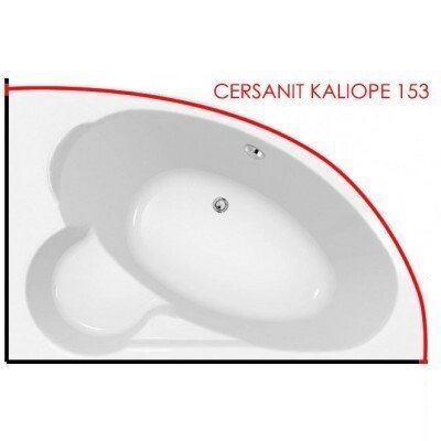 Карниз для ванной Kaliope 153 на 100 см. нержавеющая сталь от компании «Kdomy. by» интернет-магазин товаров для дома - фото 1