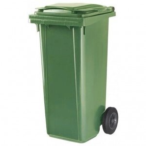 Контейнер для мусора на колесиках 240 л. зеленый