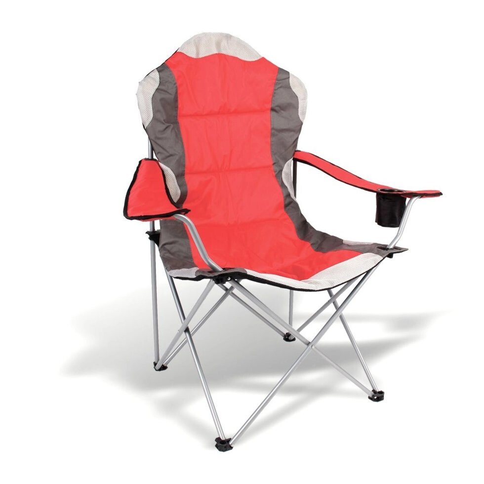 Кресло складное туристическое Luxeford красное от компании «Kdomy. by» интернет-магазин товаров для дома - фото 1