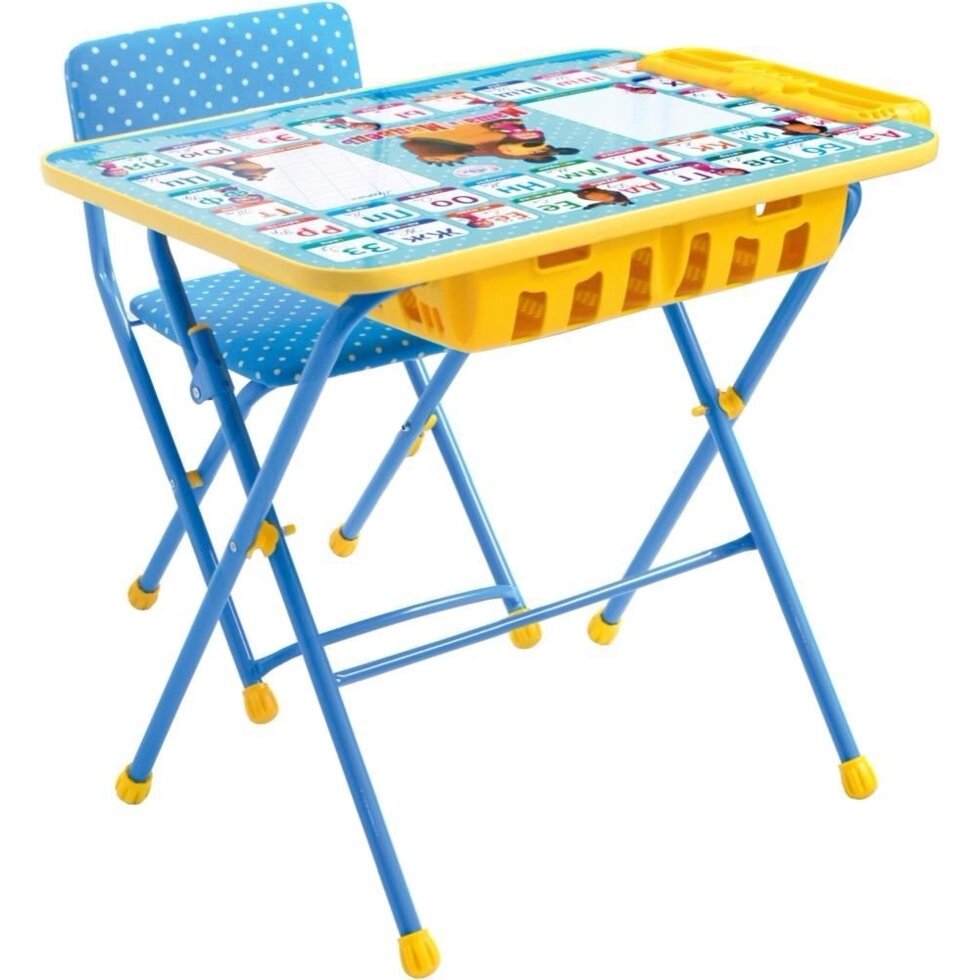 Набор детской мебели Азбука голубой КУ2П/2 от компании «Kdomy. by» интернет-магазин товаров для дома - фото 1