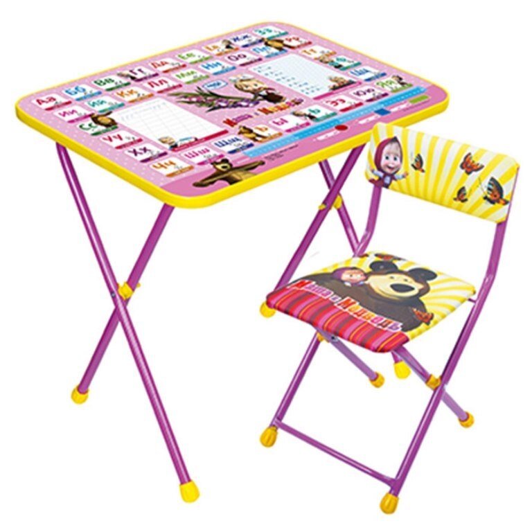 Набор детской мебели Азбука розовый КП2/3 от компании «Kdomy. by» интернет-магазин товаров для дома - фото 1