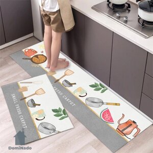 Комплект ковриков на кухню Fresh Carpet 40х60 и 40х120 см.