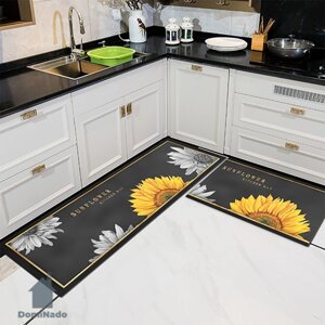 Комплект ковриков на кухню Sun Flower 40х60 и 40х120 см.