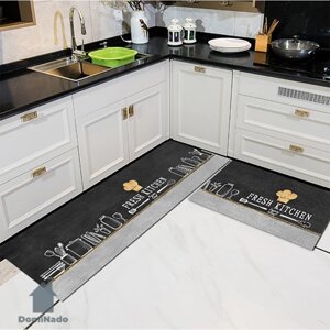 Комплект ковриков на кухню Fresh Kitchen 40х60 и 40х120 см.