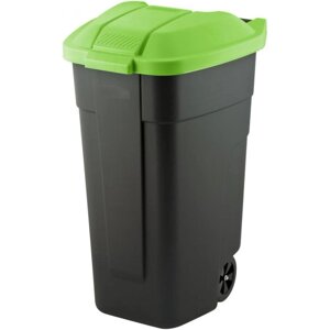 Контейнер для мусора 110 л. на колесиках зеленый
