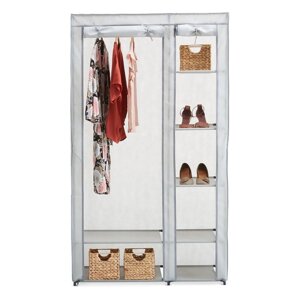 Шкаф для одежды из ткани Gray light medium