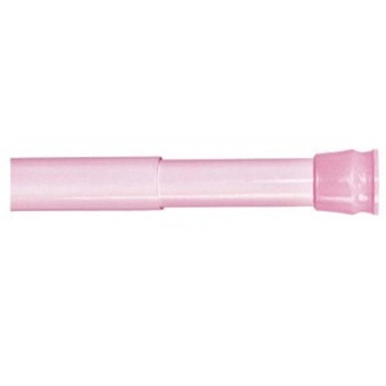 Карниз для ванной 110-200 см. розовый раздвижной - «Kdomy. by» интернет-магазин товаров для дома