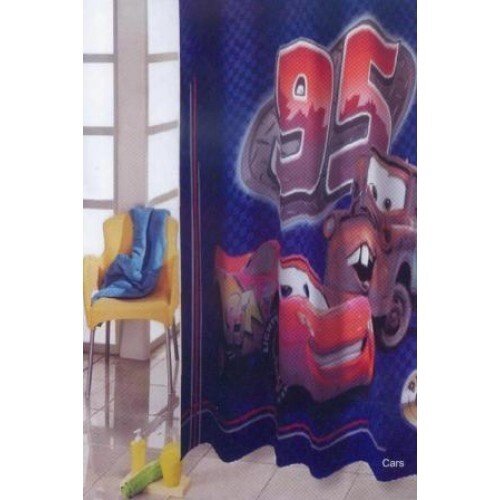 Шторка для ванной Cars 180 x 200 см. текстильная от компании «Kdomy. by» интернет-магазин товаров для дома - фото 1
