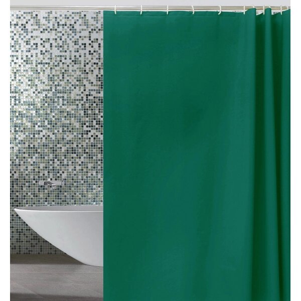 Шторка для ванной Zalel 180 x 180 см. зеленая от компании «Kdomy. by» интернет-магазин товаров для дома - фото 1