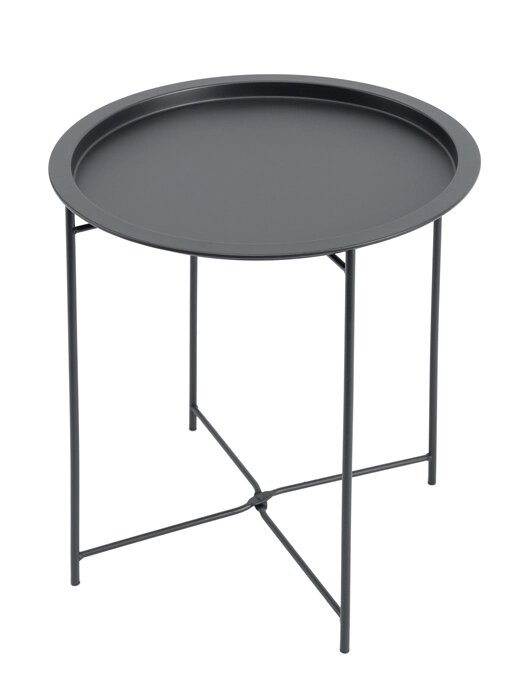 Столик-поднос 2в1 темно-серый складной от компании «Kdomy. by» интернет-магазин товаров для дома - фото 1
