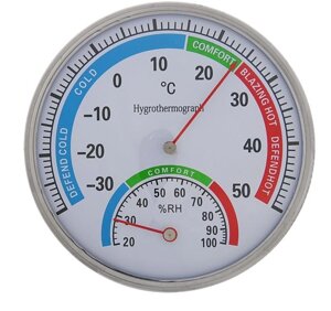 Термометр механический, с гигрометром, металл в Гомельской области от компании ИП Дробышевская Н. И.