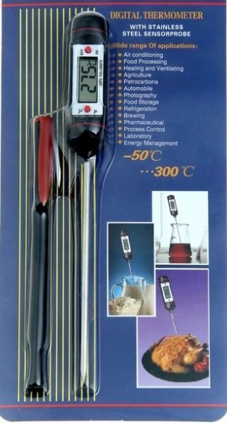 Термометр кулинарный цифровой JR-1 от компании ИП Дробышевская Н. И. - фото 1