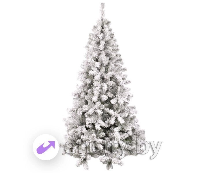 Белая искусственная елка «Оливия заснеженная» 2.1 м от компании Интернет-магазин Encity - фото 1