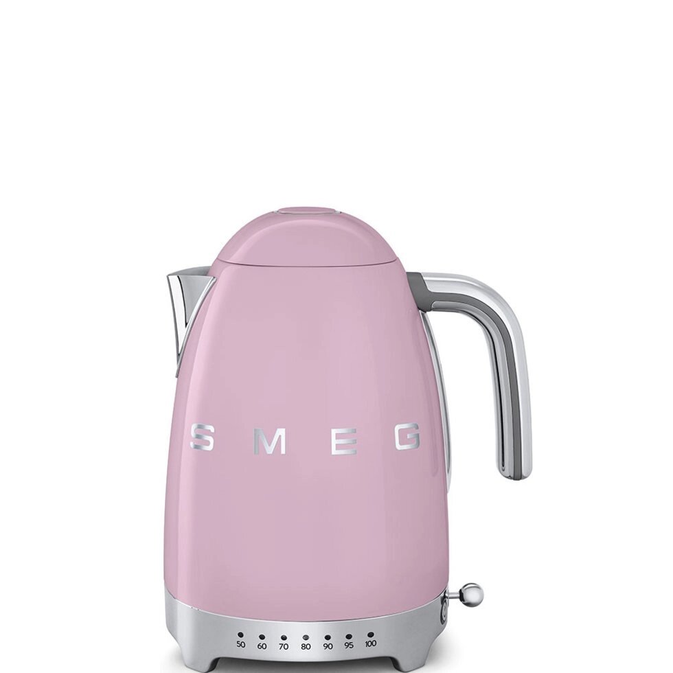 Чайник электрический с регулировкой температуры Smeg KLF02PKEU розовый от компании Интернет-магазин Encity - фото 1