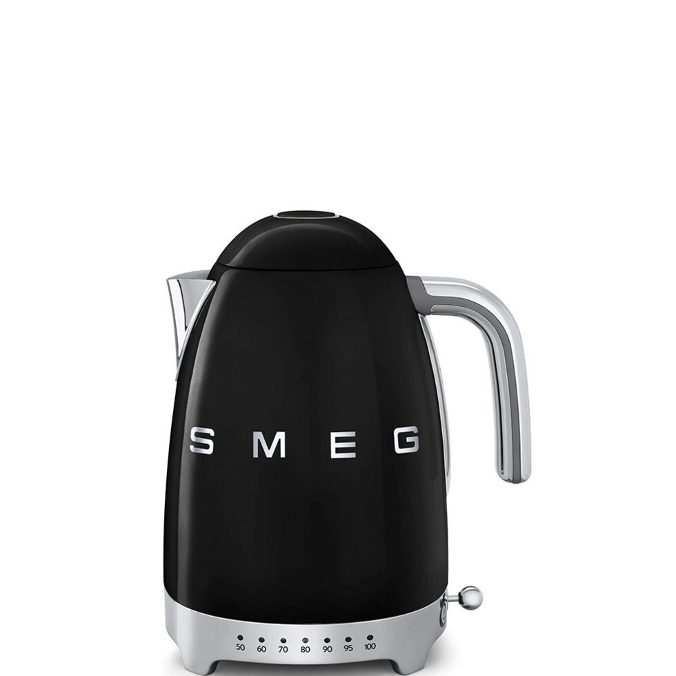 Чайник электрический с регулировкой температуры Smeg KLF04BLEU черный от компании Интернет-магазин Encity - фото 1