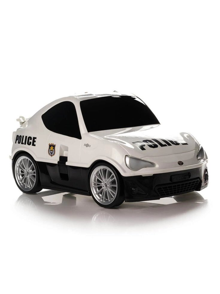 Детский чемодан Ridaz Toyota 86 Police Белый ( 91005POW-WHITE) от компании Интернет-магазин Encity - фото 1