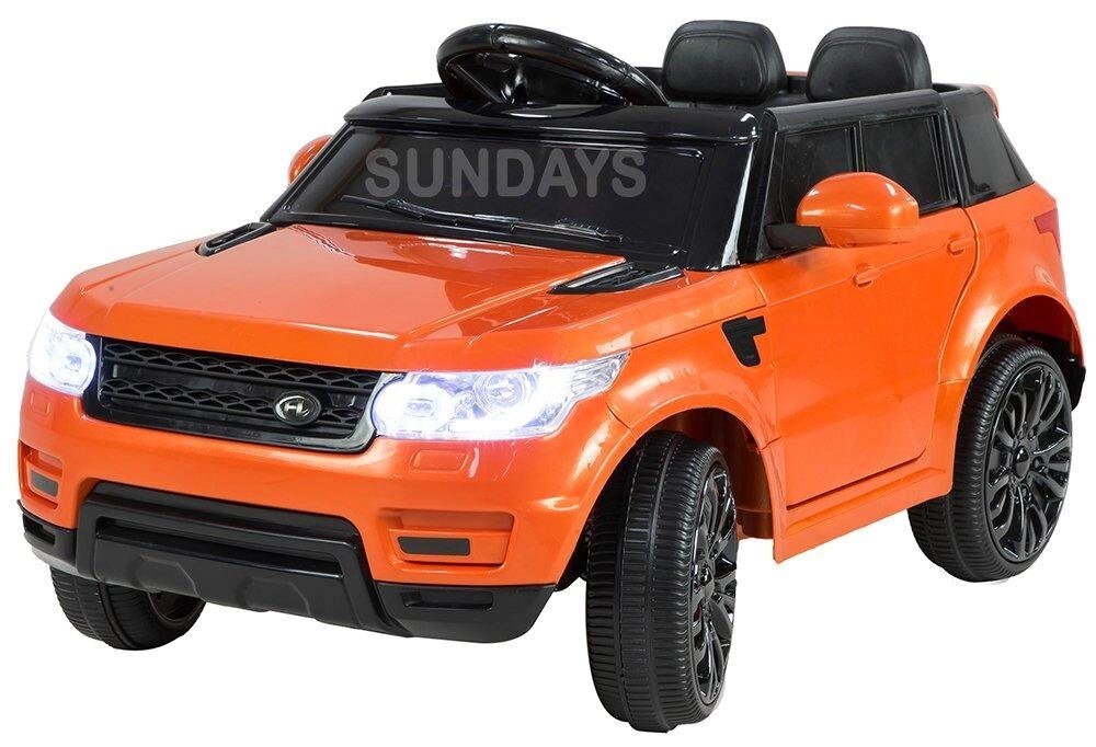 Детский электромобиль Sundays Range Rover BJ1638 оранжевый от компании Интернет-магазин Encity - фото 1