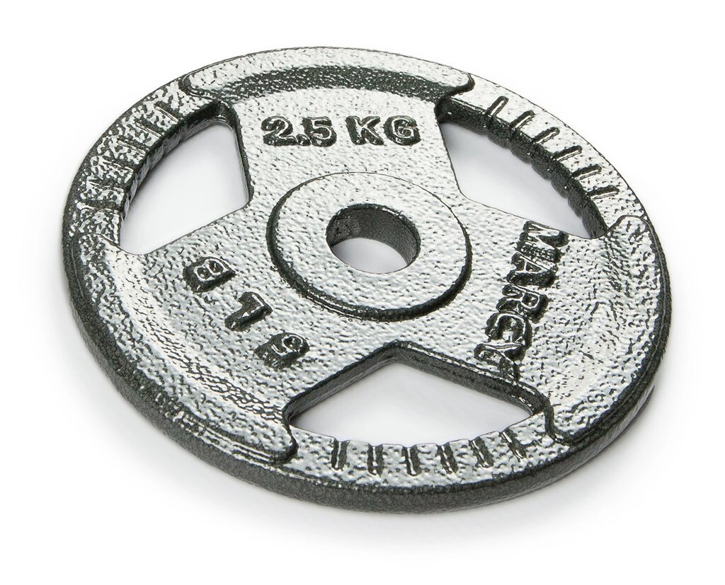 Диск металлический хаммертон Atlas Sport 2.5 кг (посад. диаметр 26 мм) от компании Интернет-магазин Encity - фото 1
