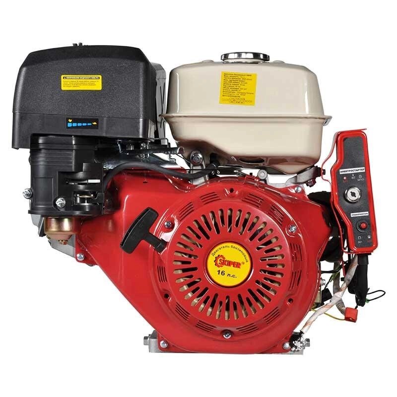 Двигатель бензиновый Skiper 190FE (электростартер) (вал ф25ммх60мм. Шпонка 7мм) от компании Интернет-магазин Encity - фото 1