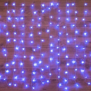 Гирлянда Neon-Night "Светодиодный Дождь" 1.5х1 м синий от компании Интернет-магазин Encity - фото 1