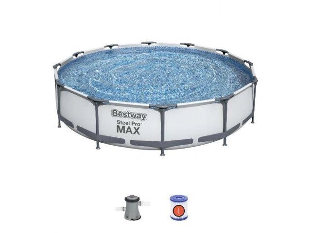 Каркасный бассейн Steel Pro MAX 366 х 76 см +фильтр- насос 56416 от компании Интернет-магазин Encity - фото 1