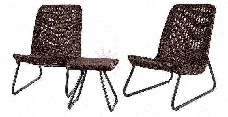 Комплект мебели KETER Rio Patio set (Кетер Рио Патио Сэт), коричневый от компании Интернет-магазин Encity - фото 1