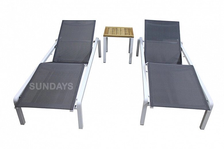 Комплект шезлонгов Sundays Aurora GF6371set (2 шезлонга и стол) от компании Интернет-магазин Encity - фото 1