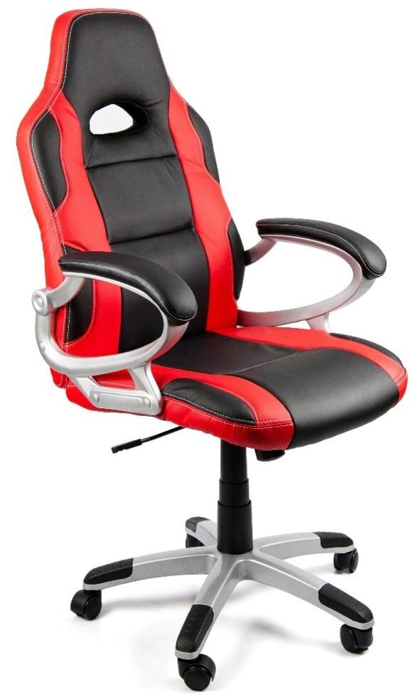 Компьютерное кресло Calviano RACER NF-7701 черно-красное от компании Интернет-магазин Encity - фото 1