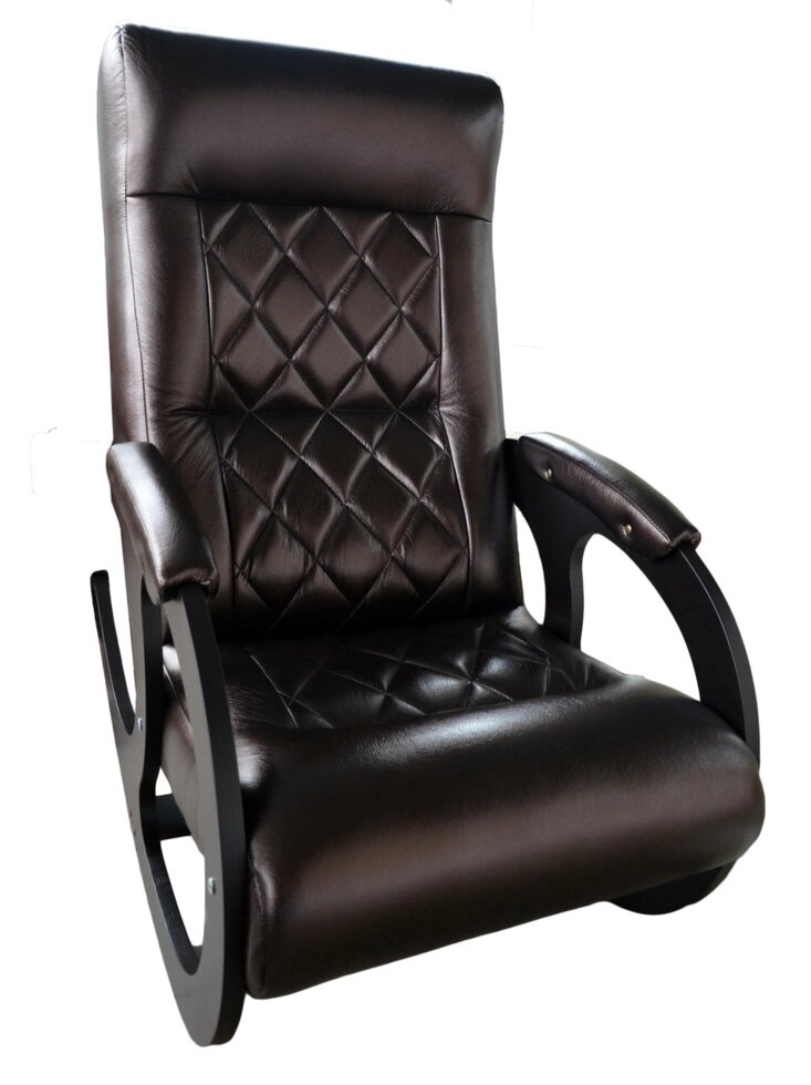 Кресло-качалка Бастион 1 Ромбус Dark Brown от компании Интернет-магазин Encity - фото 1