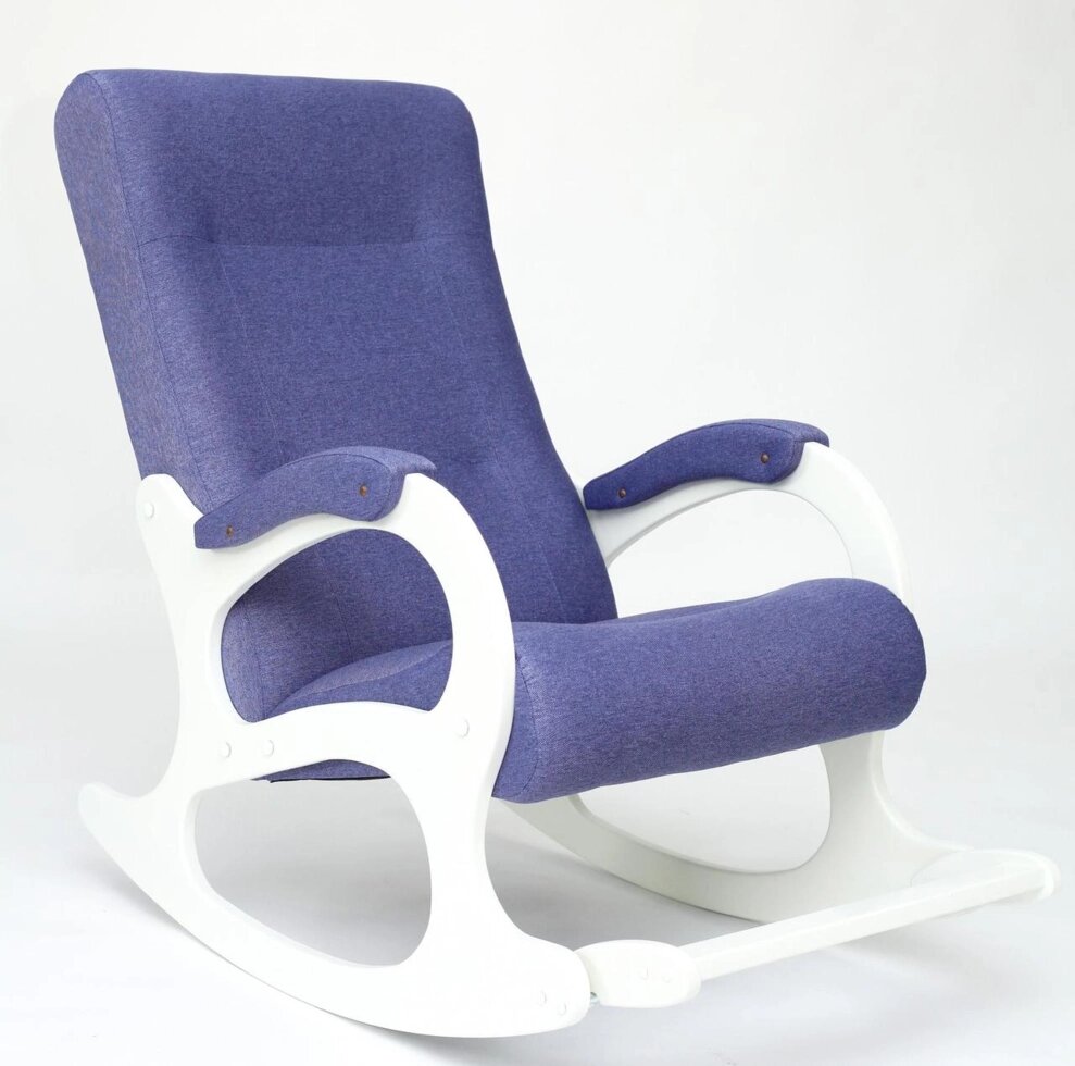 Кресло-качалка Бастион 2 Bahama iris белые ноги от компании Интернет-магазин Encity - фото 1