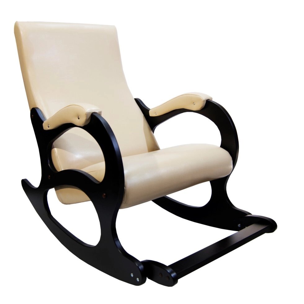 Кресло-качалка Бастион №4-2 с подножкой Selena Cream от компании Интернет-магазин Encity - фото 1