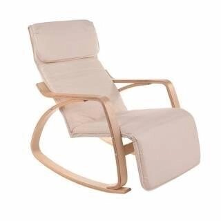Кресло-качалка Calviano Relax 1101 светло-бежевое от компании Интернет-магазин Encity - фото 1