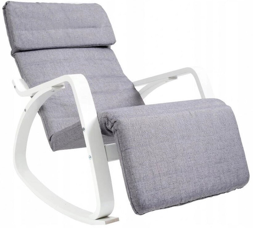 Кресло-качалка Calviano Relax 1105 серое от компании Интернет-магазин Encity - фото 1
